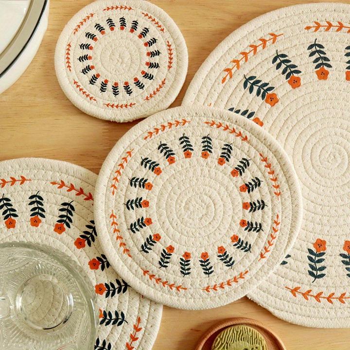 Actual product image Alopini Scandinavian-inspired, woven, heat-resistant cotton placemat - versatile (1 x)