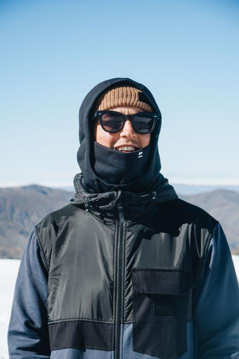 Actual product image Mons Royale Decade Wool Fleece Hood