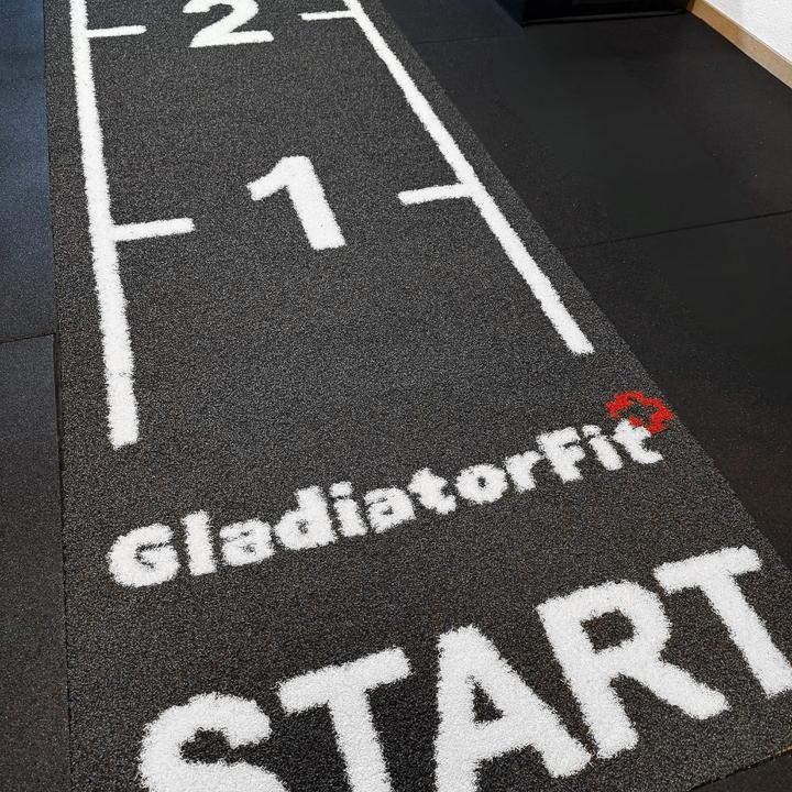 Produktbild Gladiatorfit Laufstrecke "Sled Track" aus abgestuftem Kunstrasen (1.80 cm)