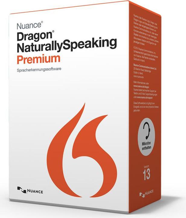 Produktbild Nuance Dragon NaturallySpeaking Premium 13 (1 User)