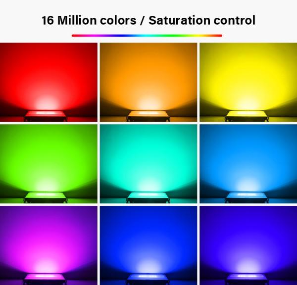 Image du produit Milight Projecteur professionnel à LED RGBW sans fil 200W IP65 (17000 lm, IP65)
