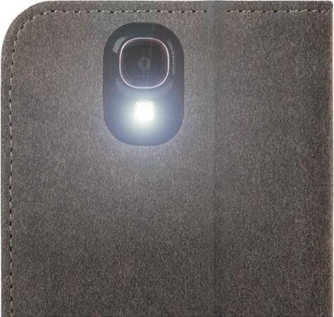Actual product image Moshi Overture Flipcase for Galaxy S4 Grey (Samsung Galaxy S4)