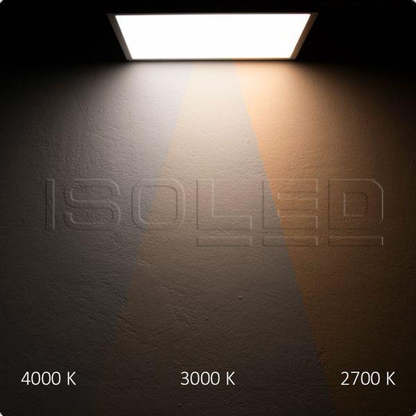 Immagine prodotto Isoled Plafoniera LED PRO bianca 30W angolare 300mm ColorSwitch dimmerabile (3300 lm)