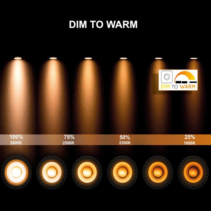 Produktbild Isoled LED Einbauleuchte Slim68 9W weiss eckig dimmbar Dim-To-Warm (700 lm)