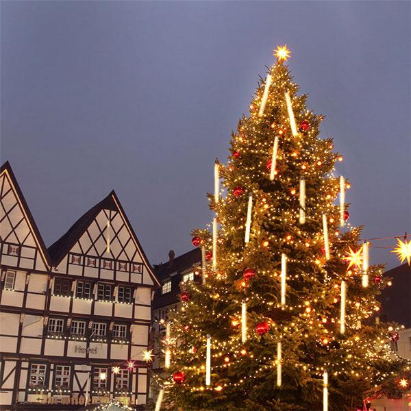 Produktbild Lumina Swiss Meteor-Eiszapfen 30cm Weihnachts-Warm (8 Stk) (0.30 m)