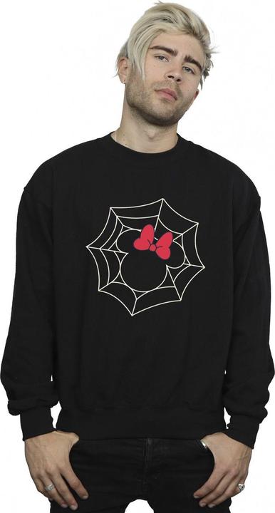 Actual product image Disney Mens Minnie Mouse Spider Web Sweatshirt (M)
