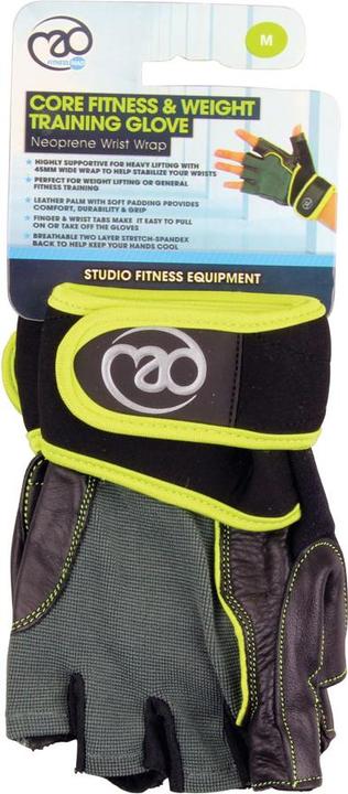 Immagine prodotto Fitness Mad Uomo Core Fitness Pelle Guanti da Allenamento (XL)