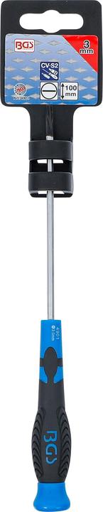 Produktbild BGS Schraubendreher Schlitz 3 mm Klingenlänge 100 mm (Schlitz)