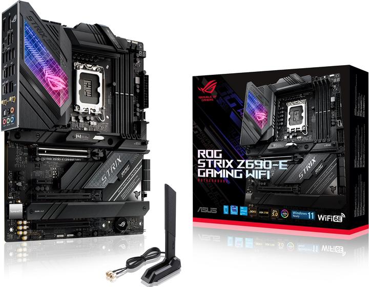 Productafbeelding ASUS ROG Strix Z690-E Gaming Wifi (LGA 1700, Intel Z690 (DDR5), ATX)