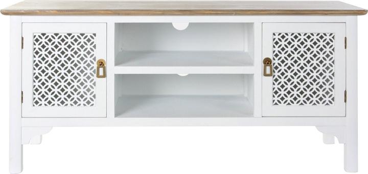 Produktbild DKD Home Decor TV furniture 8424001812066 White Multicolour Light brown Fir 120 x 45 x 58 cm
