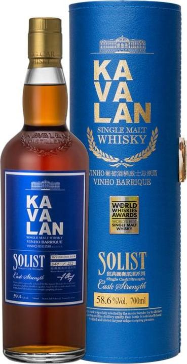 Actual product image Kavalan Single Malt Solist Vinho Barrique Cask Strength (Single Malt, 1 x 70 cl)