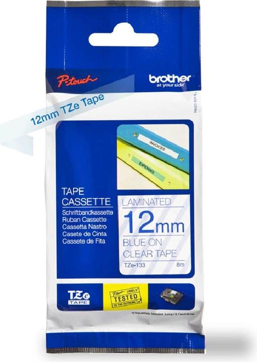 Immagine prodotto Brother Tze-135 (1.20 cm, Bianco, Trasparente)