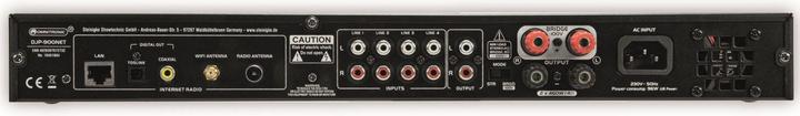 Produktbild Omnitronic DJP-900NET Internetradio HiFi-Tuner Bluetooth®, DAB+, Internetradio, WLAN (Röhren-Vorstufe)