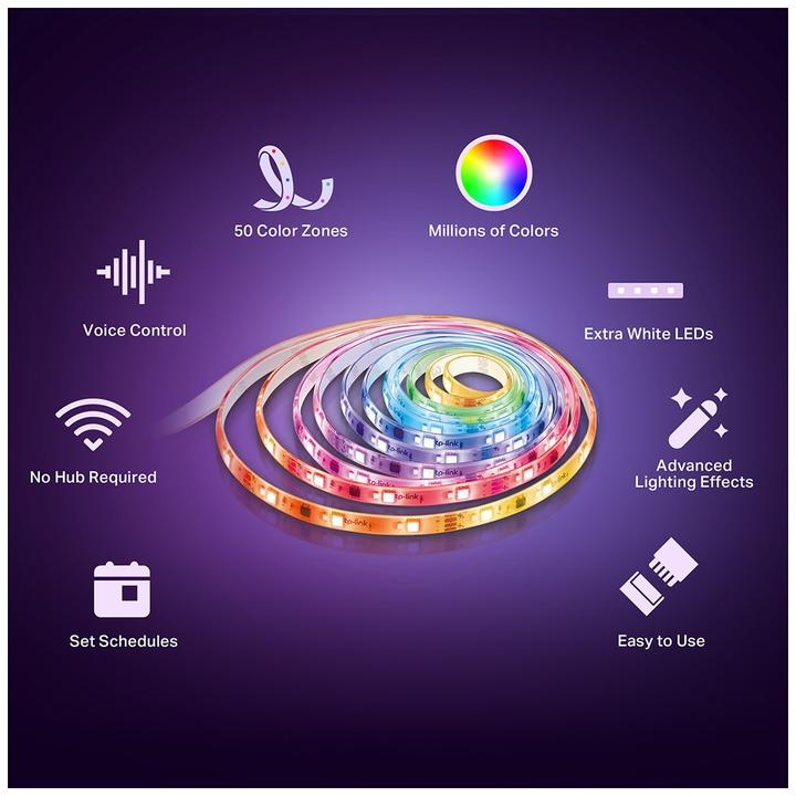 Produktbild TP-Link Tapo L930-5 (Mehrfarbig, 500 cm, Indoor)