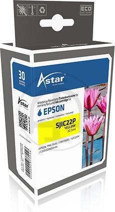 Image du produit Astar AS70024 - Compatible - Jaune - Epson - Paquet unique - TMC3500 / CWC3500 / SJIC22 (Y)