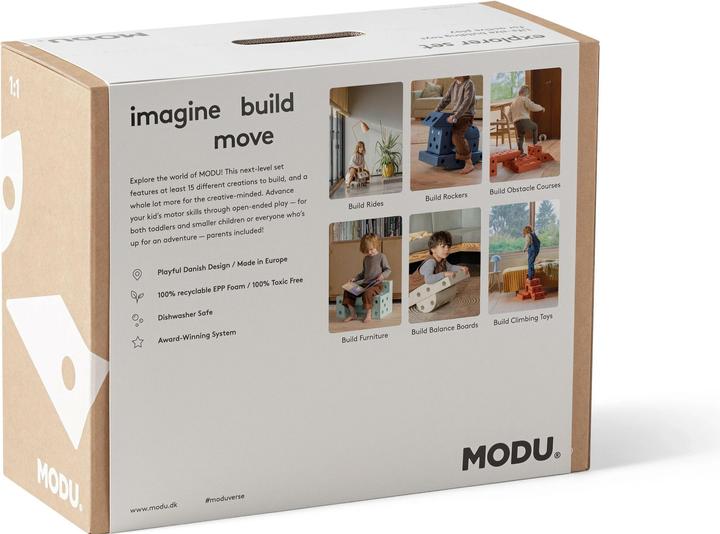 Produktbild Modu Explorer-Set - Bauset Balance-Spielzeug, Rutscher, Wippe