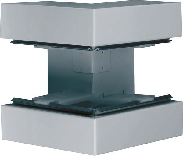 Hager TEH BRS851703VERZ Ausseneck BRS85170 Stahl verzinkt (Kabeldurchlass, 8.30 cm)