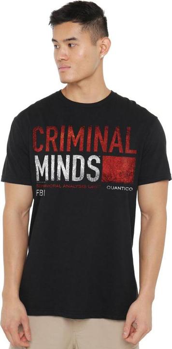 Immagine prodotto Criminal Minds Maglietta Carta del Titolo Uomo (5XL)