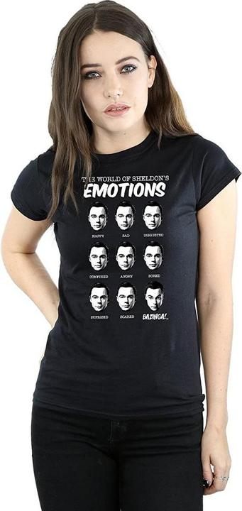 Actual product image Dam Womens/Ladies Emotions Sheldon Cotton Boyfriend T-Shirt (XL)