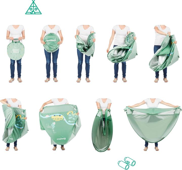 Produktbild Badabulle Strandmuschel mit UV-Schutz 50 plus