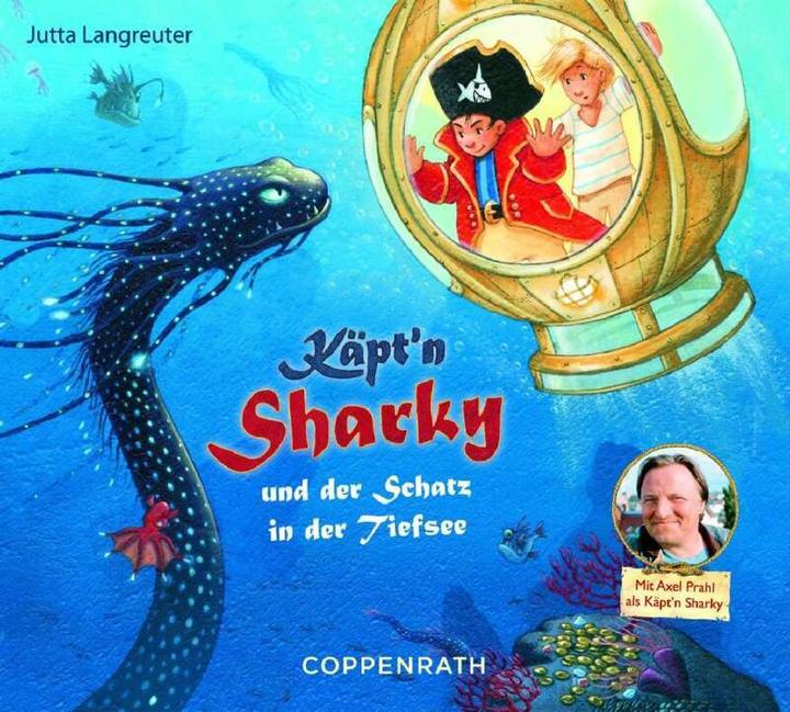 Actual product image Captain Sharky and the Treasure in the Deep Sea (Silvio Neuendorf, Rainer Bielfeldt, Axel Prahl, Jutta Longreuter, German)