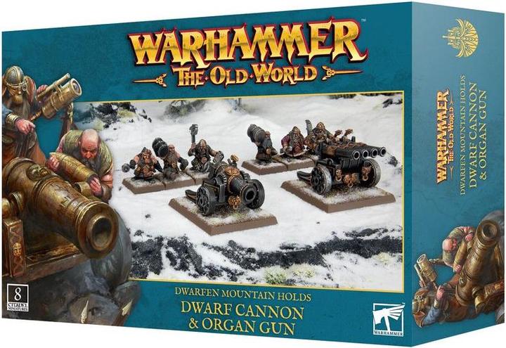 Actual product image Games Workshop Warhammer ToW - Dwarfen Mountain Holds Canon & Canon Orgue (Plastic)