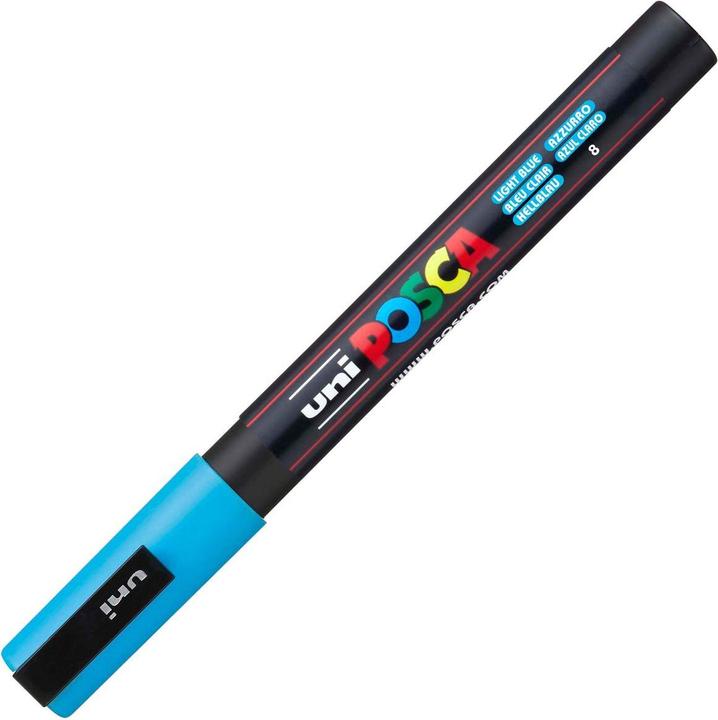Image du produit Posca Marqueur PC-3M pointe ogive (Bleu, 0.90 mm, 1 x)