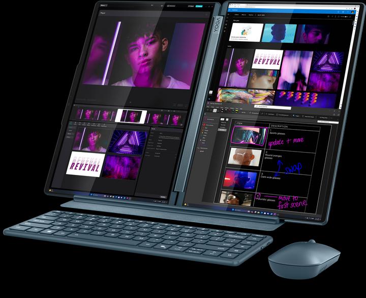 Productafbeelding Lenovo Yoga Book 9 (14", Intel Core Ultra 7 255H, 32 GB, 1000 GB, NL)