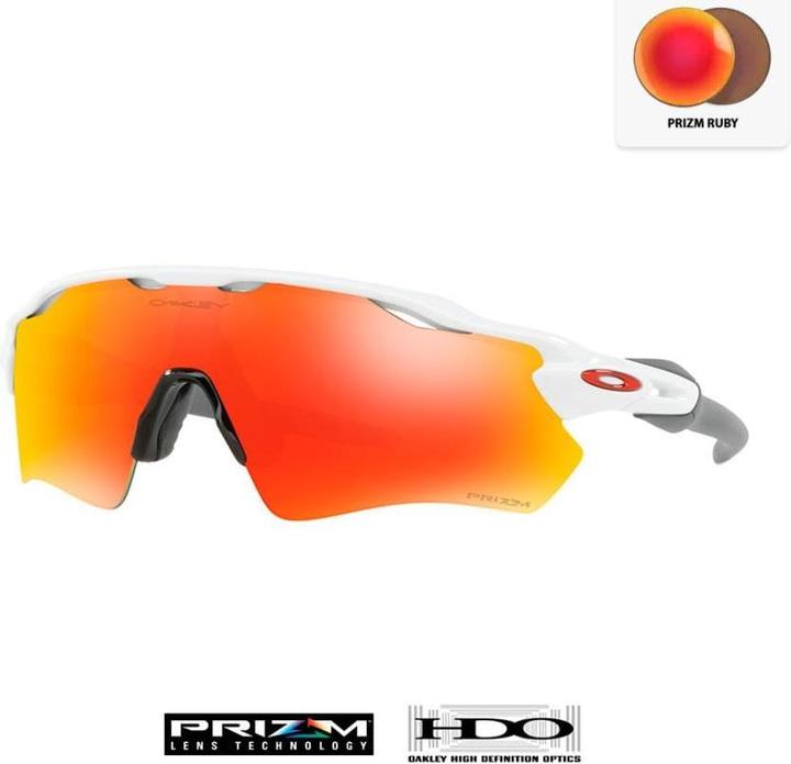 Actual product image Oakley Radar EV Path (Polished White, prizm ruby)