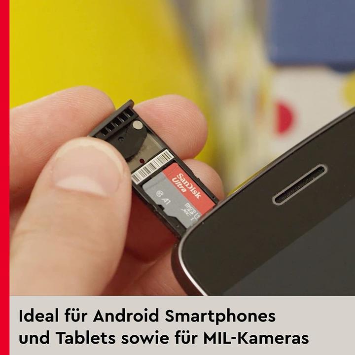 Immagine prodotto SanDisk Ultra mit Adapter (256 GB, microSDXC, U1, UHS-I)