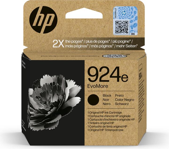 Productafbeelding HP 4K0V0NE#CE1 924e EvoMore OJ PRO inkt zwart 1000 pagina's (BK)
