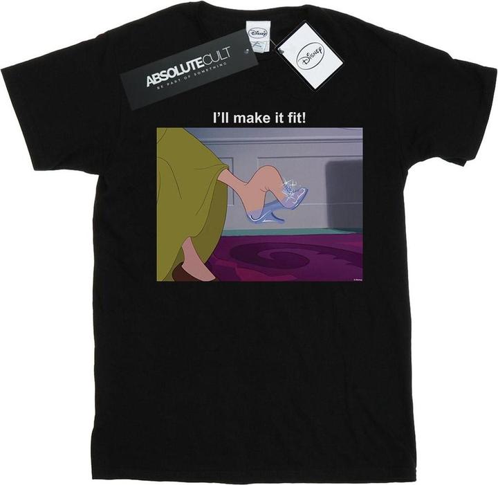 Actual product image Disney Princess Mens I'll Make It Fit T-Shirt (S)
