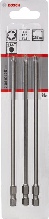 Produktbild Bosch Professional Zubehör Schrauberbit-Set (T15, T8, T10)