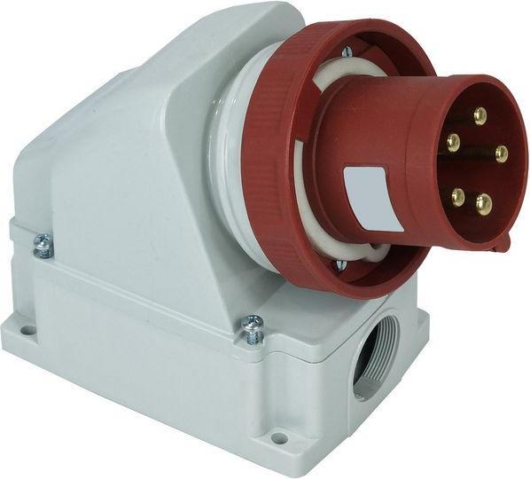 Actual product image Rs Pro IP67 Red Wall Mount 3P+N+E Industrial Power (CEE 125/5)