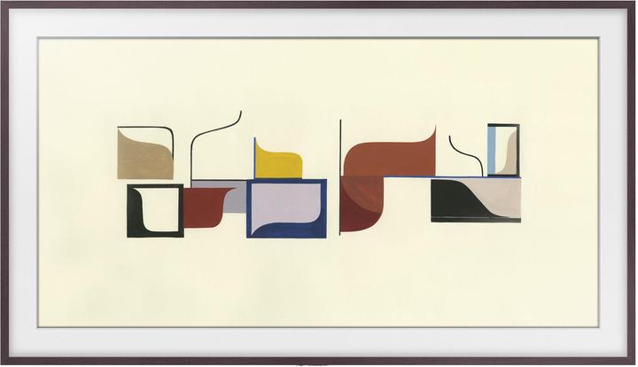 Actual product image Samsung Frame for The Frame TV 49", walnut (dark wood) aluminium and wood (Various)