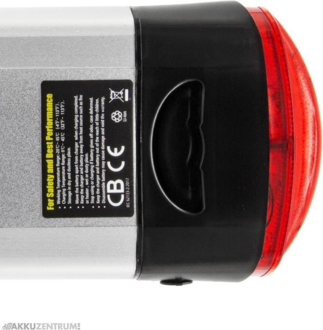 Actual product image Maxview E-bike battery replacement battery GAZELLE Innergy Gold - 36V 13Ah (E-bike battery cover)