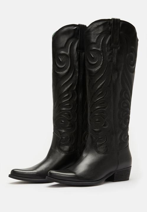Image du produit Felmini La botte de cowboy à talon de se distingue par une magnifique broderie sur la tige. (37)