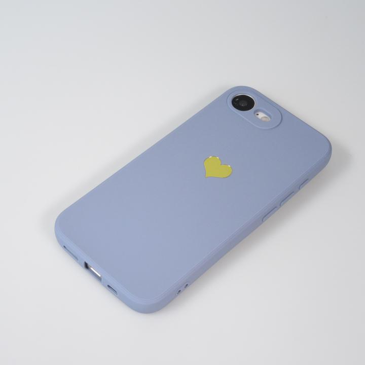 Image du produit PhoneLook Coque Silicone Mat Coeur doré (Apple iPhone 16e)