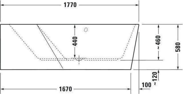 Produktbild Duravit Whirlwanne PAIOVA 5 Ecke li 205 l 1770x1300mm we Jet-System