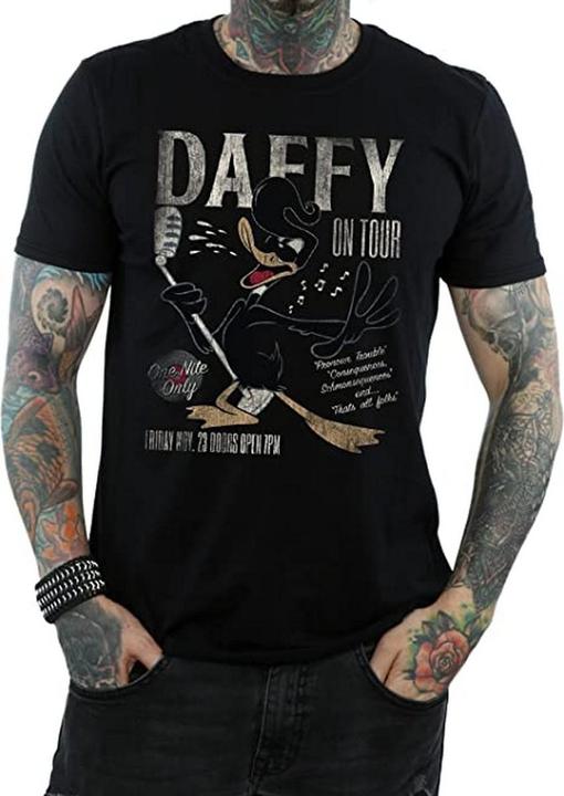 Immagine prodotto Looney Tunes Maglietta in cotone Daffy Duck Concert Uomo (3XL)
