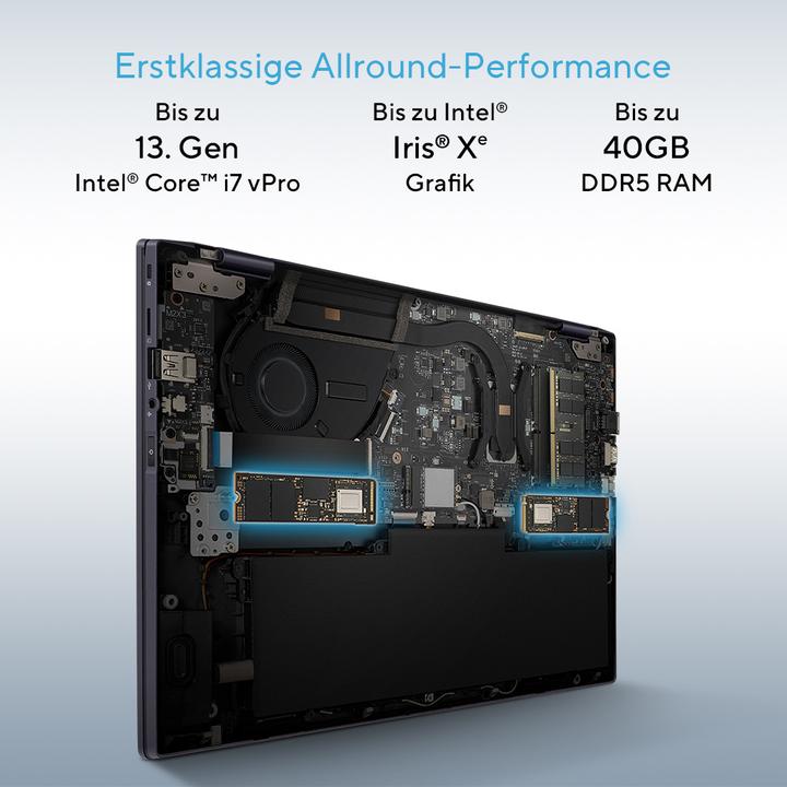 Actual product image ASUS ExpertBook B5 B5402CVA-KI0013X 14" FHD i5-1340P/16GB W11P (14", Intel Core i5-1340P, 16 GB, 512 GB, DE)