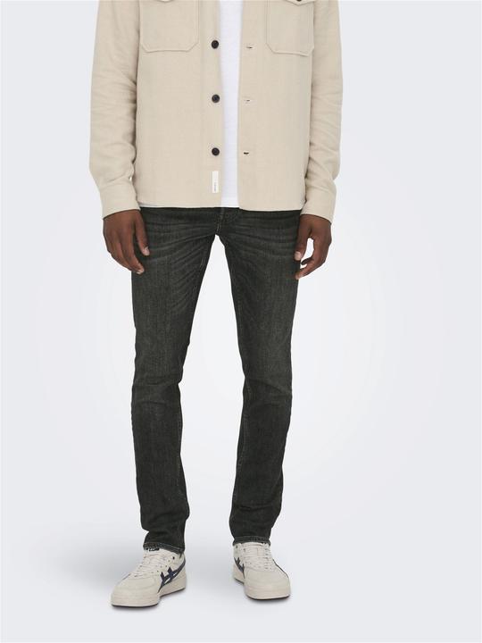 Actual product image Only & Sons ONSLOOM SLIM BLACK Slim Fit Jeans (32)