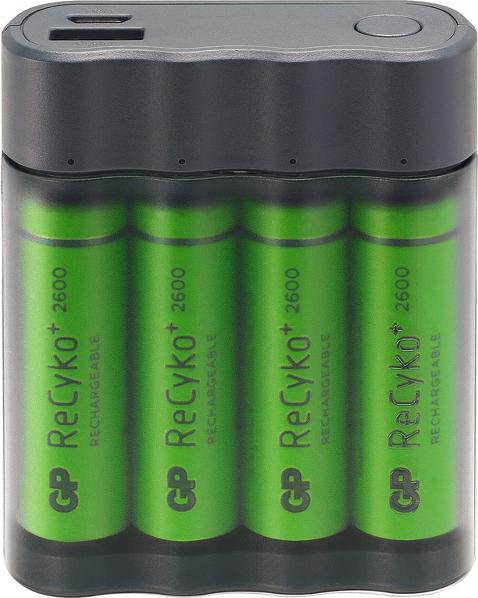 Produktbild GP Batteries Battery Charger Charge Anyway (1 Stk., AAA, AA, 2600 mAh, Ladegerät inkl. Akku)