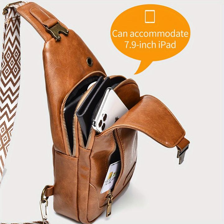 Image du produit Only-Bags.Store Set de sacs à bandoulière en cuir : matériau PU, imperméable, grande capacité, adapté aux étudiants