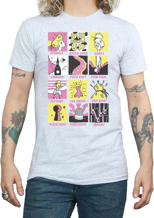 Image du produit Disney - T-shirt TINKERBELL SQUARES - Homme (S)
