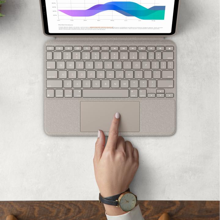 Immagine prodotto Logitech Combo Touch (CH, iPad Pro 11 2020 (2. Gen), iPad Pro 11 2022 (quarta generazione), iPad Pro 11 2018 (1. Gen), iPad Pro 11 2021 (3a generazione))