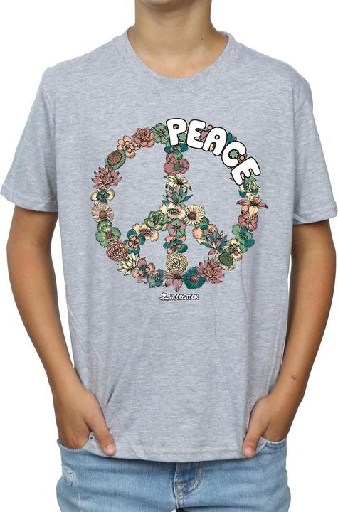 Immagine prodotto Woodstock Floral Peace Maglietta Ragazzi (152, 158)