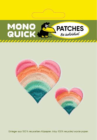 Produktbild Mono Quick Herzen Regenbogen (2 x)