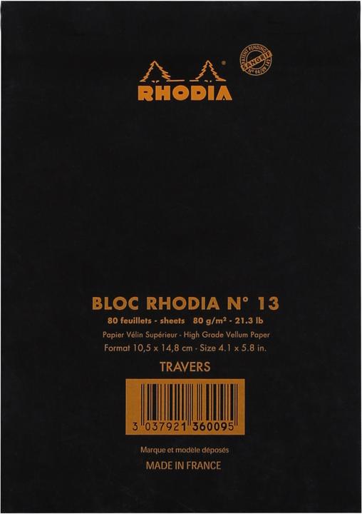 Produktbild Rhodia Basics (A6, Liniert, Weicher Einband)