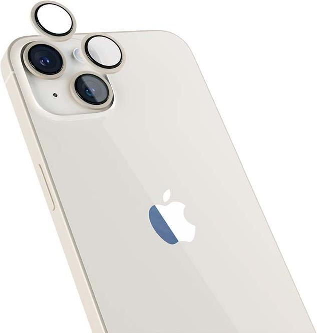 Image du produit Epico Protecteur de lentille en aluminium pour Apple iPhone 14 / 14 Plus (6,1") - starlight (1 pièce(s), Apple iPhone 14 Plus, Apple iPhone 14)